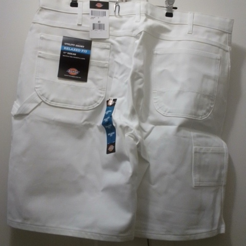 Men's White Shorts - Picture 3 of 3